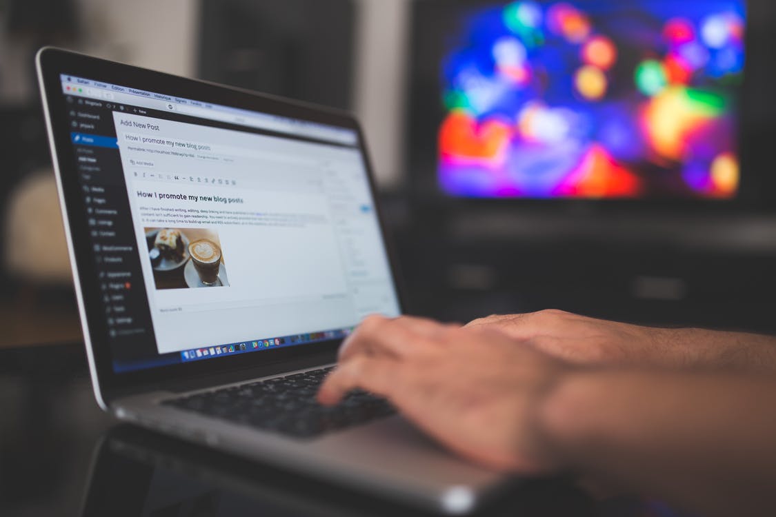 Free Close-up of Typing on a Laptop  Stock Photo