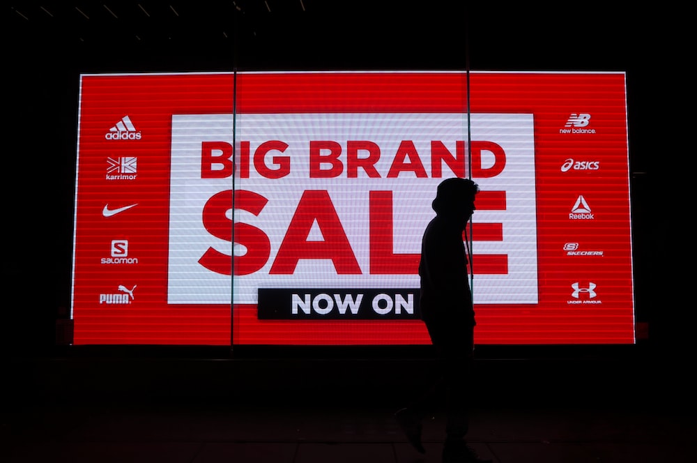 Big Brand Sale neon signage